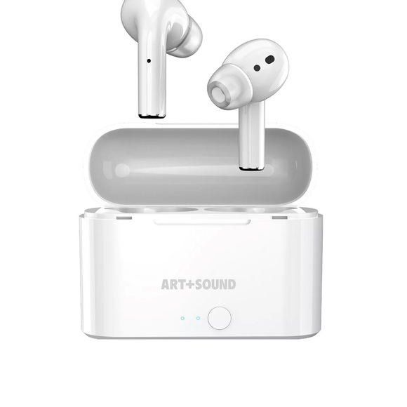 NWT ART+SOUND True Wireless Earbuds COLOR:  WHITE - Picture 4 of 5